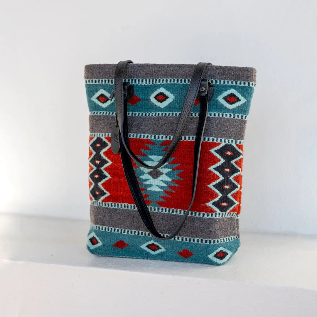 MZ Fair Trade Lost Island Wool Bucket Tote Bag 8 MZ Fair Trade Lost Island Wool Bucket Tote Bag