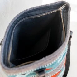 MZ Fair Trade Lost Island Wool Bucket Tote Bag 14 MZ Fair Trade Lost Island Wool Bucket Tote Bag