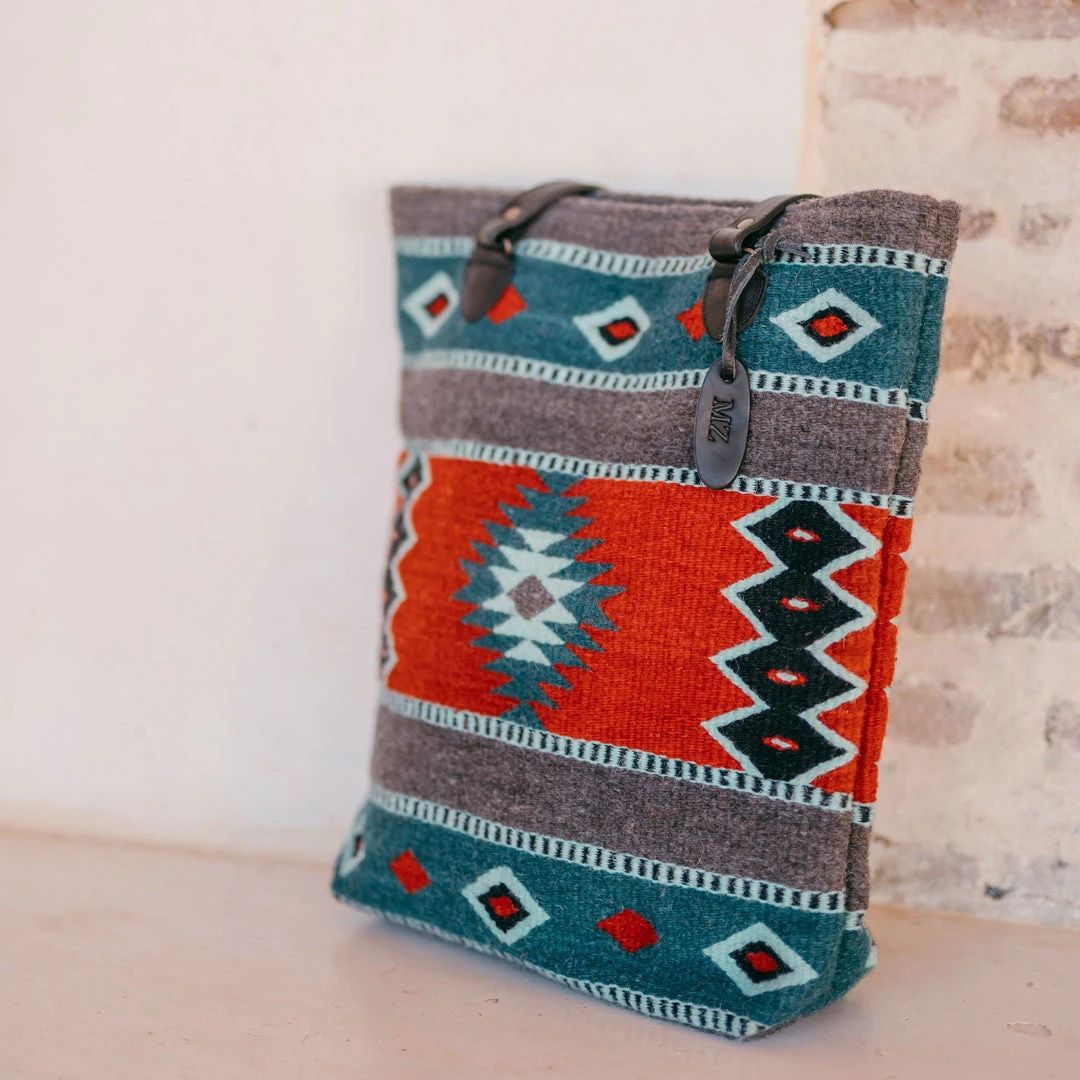 MZ Fair Trade Lost Island Wool Bucket Tote Bag 10 MZ Fair Trade Lost Island Wool Bucket Tote Bag