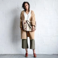 MZ Fair Trade Snowflake Wool Tote Bag 20 MZ Fair Trade Snowflake Wool Tote Bag