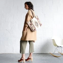 MZ Fair Trade Snowflake Wool Tote Bag 19 MZ Fair Trade Snowflake Wool Tote Bag