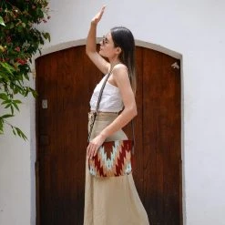 MZ Fair Trade Accessories Sunrise Wool Crossbody Bag