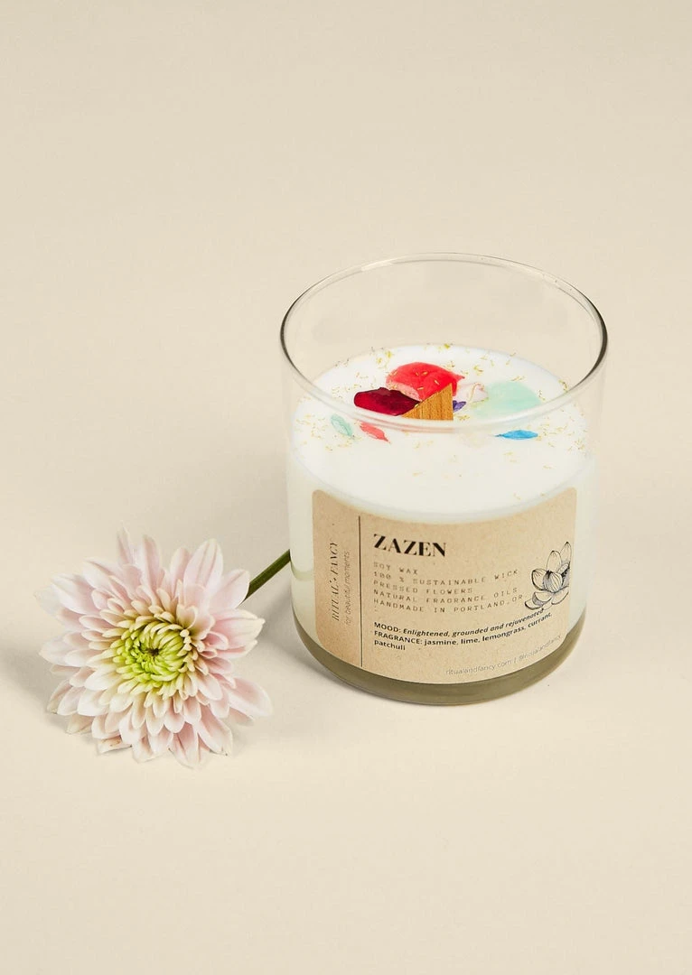 Ritual And Fancy Best Sellers Natural Flower Petal Glass Tumbler Candle - 12 Oz 10 Ritual And Fancy Best Sellers Natural Flower Petal Glass Tumbler Candle - 12 Oz