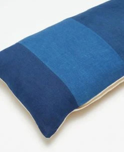 Anchal Naturally Dyed Colorblock Lumbar Pillow