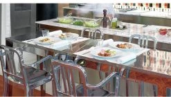 Emeco Furniture Navy Recycled Barstool With Arms