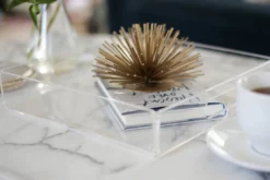 Newly Goods Handcrafted Balsamo Lucite Upcycled Square Tray 9 Newly Goods Handcrafted Balsamo Lucite Upcycled Square Tray