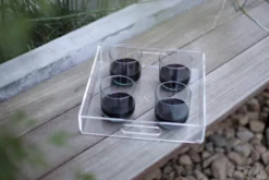 Newly Goods Handcrafted Balsamo Lucite Upcycled Square Tray 8 Newly Goods Handcrafted Balsamo Lucite Upcycled Square Tray