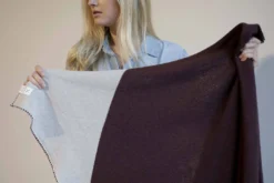 Newly Goods Handcrafted Roja Whipstitch Recycled Throw Blanket