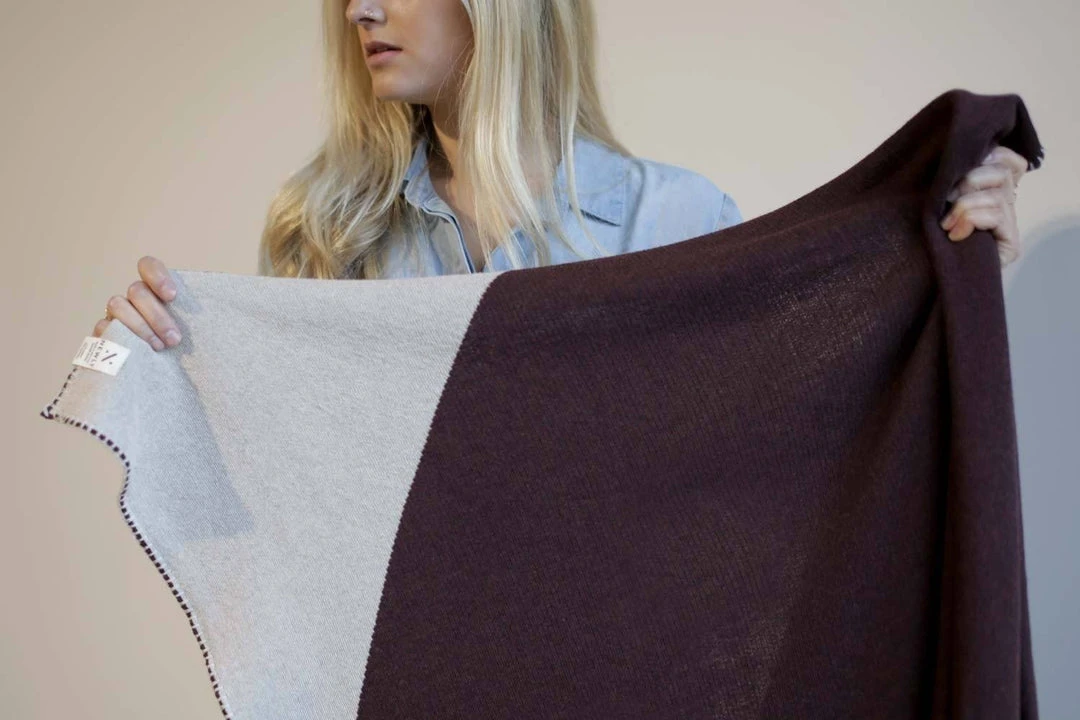 Newly Goods Handcrafted Roja Whipstitch Recycled Throw Blanket 4 Newly Goods Handcrafted Roja Whipstitch Recycled Throw Blanket