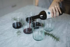 Newly Goods Spanish Recycled Wine Glasses Set