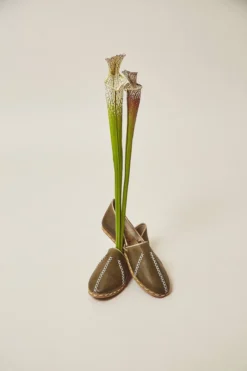 Nida Lu Handmade Women's Nida Loafer - Avocado Handcrafted 8 Nida Lu Handmade Women's Nida Loafer - Avocado Handcrafted