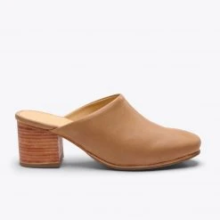 Nisolo Shoes All-Day Heeled Mule - Almond