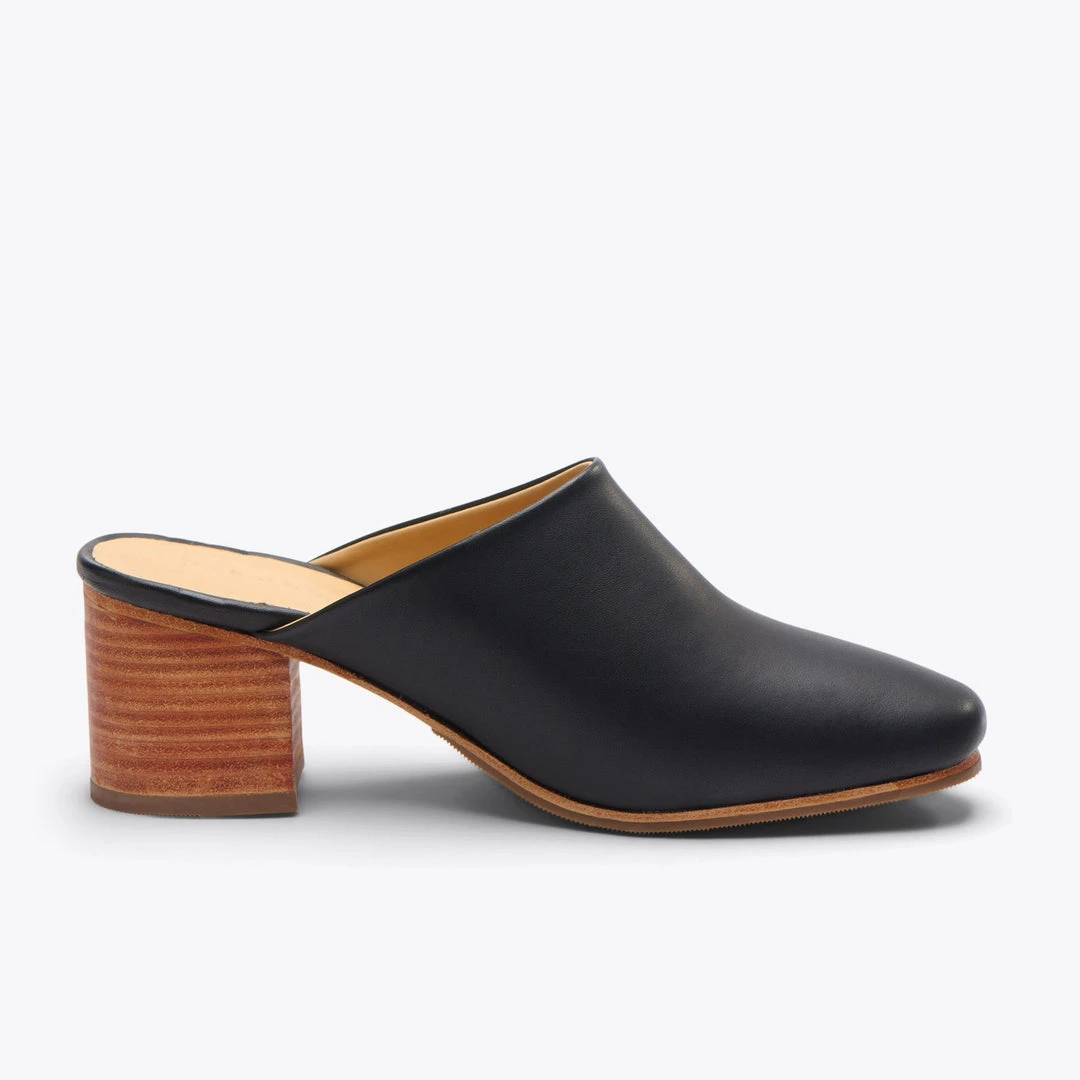 Nisolo All-Day Heeled Mule - Black 11 Nisolo All-Day Heeled Mule - Black