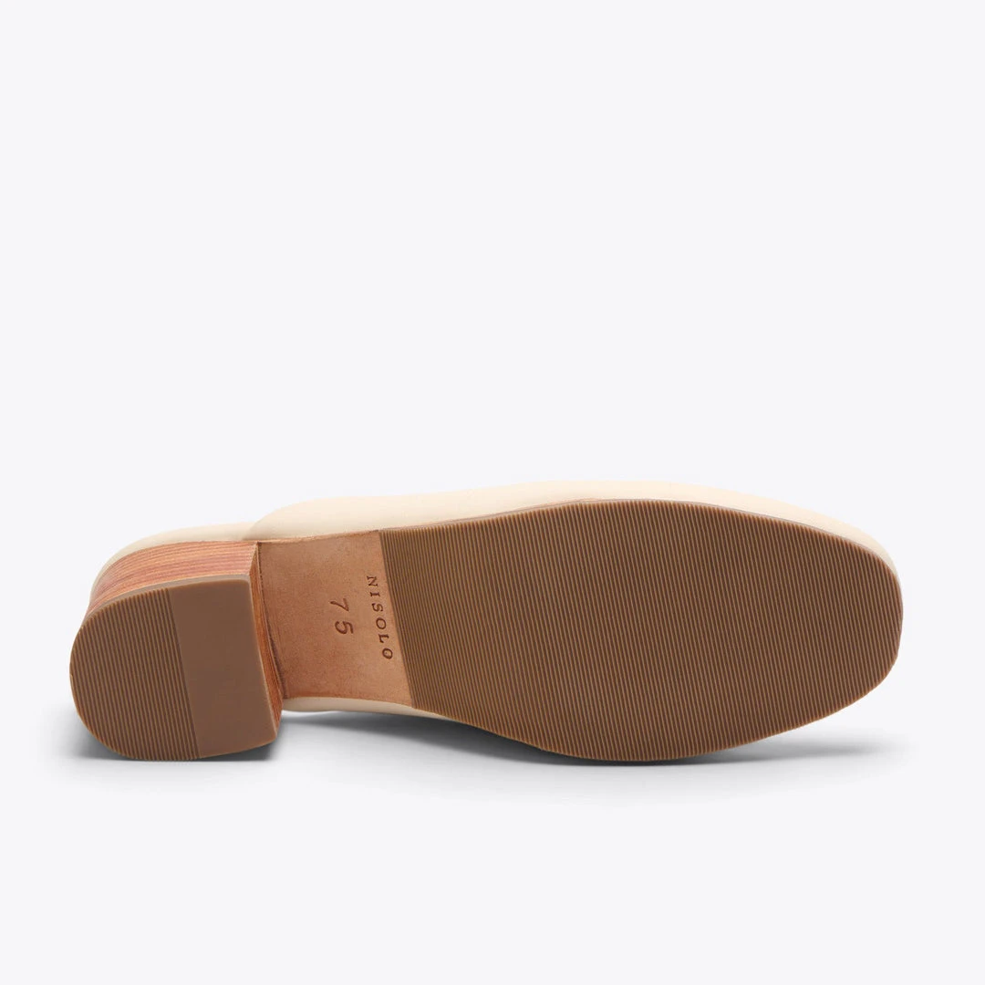 Nisolo All-Day Heeled Mule - Bone 11 Nisolo All-Day Heeled Mule - Bone