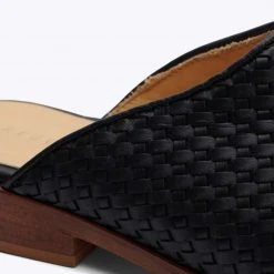 Nisolo Special Occasion Ama Woven Mule - Black