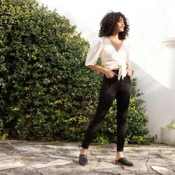 Nisolo Special Occasion Ama Woven Mule - Black