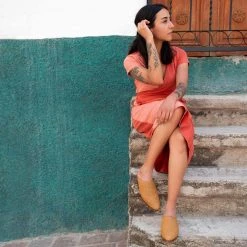 Nisolo Shoes Ama Woven Mule - Almond 14 Nisolo Shoes Ama Woven Mule - Almond