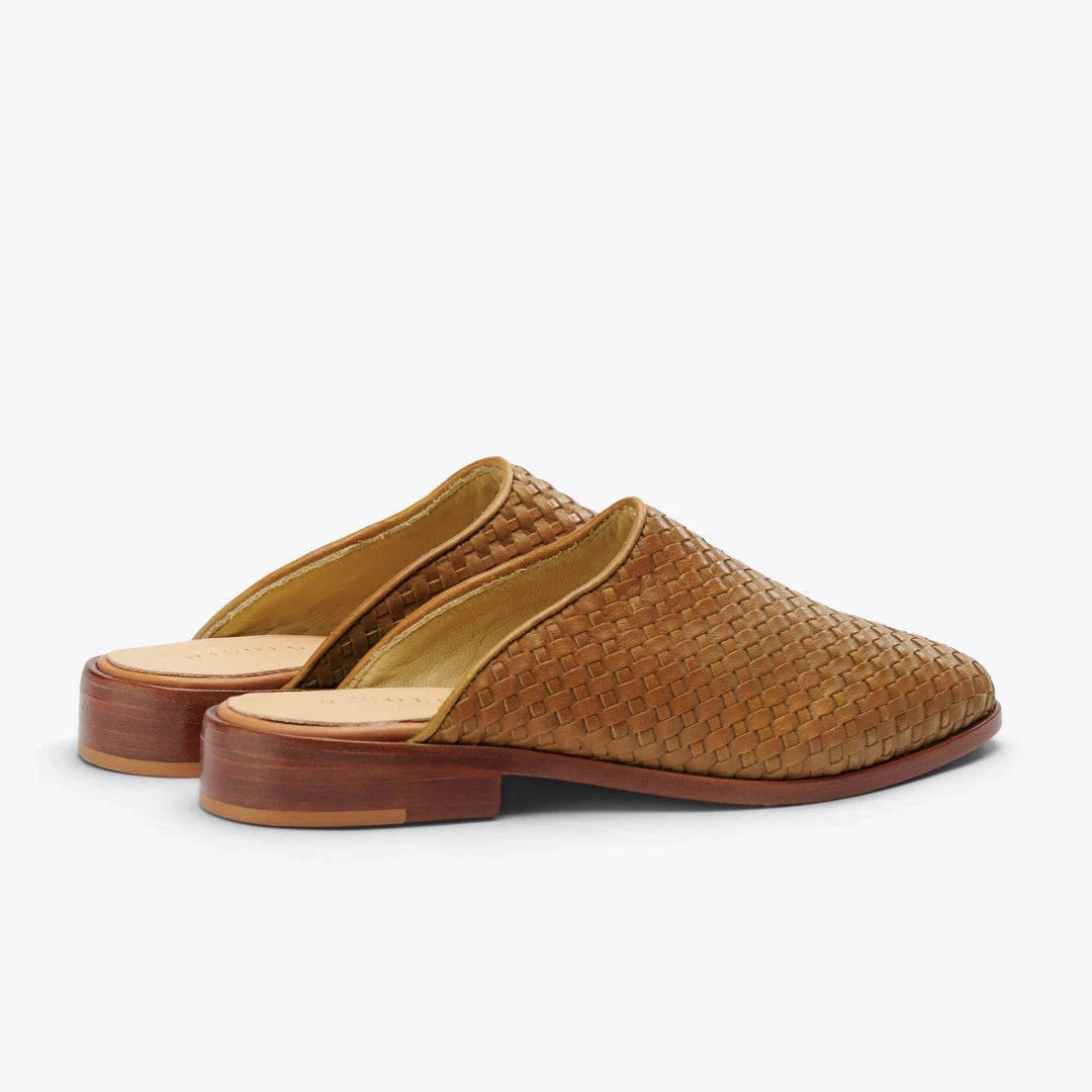 Nisolo Shoes Ama Woven Mule - Almond 10 Nisolo Shoes Ama Woven Mule - Almond