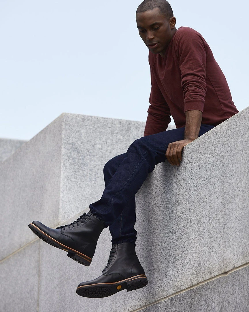 Nisolo Men's Andres All Weather Boot - Black 7 Nisolo Men's Andres All Weather Boot - Black