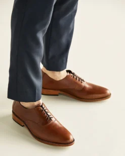 Nisolo Men's Calano Oxford - Brandy 15 Nisolo Men's Calano Oxford - Brandy