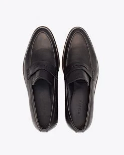 Nisolo Men's Chamberlain Penny Loafer - Black