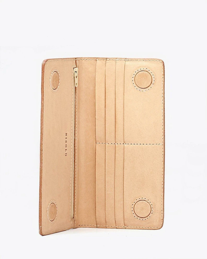 Nisolo Accessories Classic Wallet - Natural Vachetta 5 Nisolo Accessories Classic Wallet - Natural Vachetta