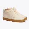 Nisolo Men's Cortez Mid Top Sneaker - Bone + Gum