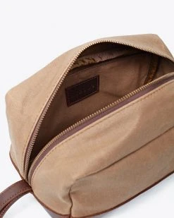 Nisolo Durango Waxed Canvas Dopp Kit Accessories