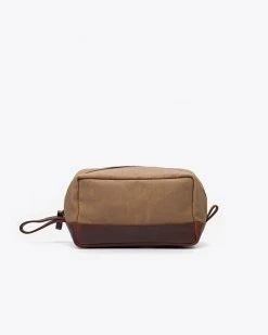 Nisolo Durango Waxed Canvas Dopp Kit Accessories