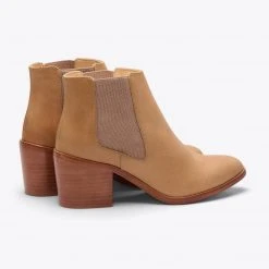 Nisolo Heeled Chelsea Boot - Almond Shoes