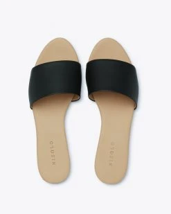 Nisolo Isla Slide Sandal - Black 23 Nisolo Isla Slide Sandal - Black