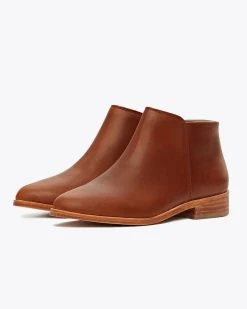 Nisolo Lana Ankle Boot - Brandy 12 Nisolo Lana Ankle Boot - Brandy