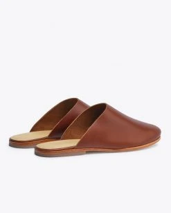 Nisolo Lima Slip On Mule - Brandy