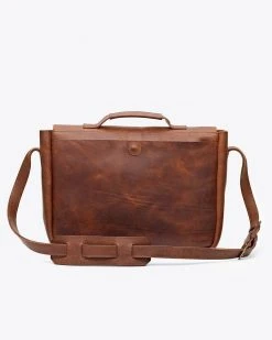 Nisolo Loreto Messenger Bag - Chestnut Accessories