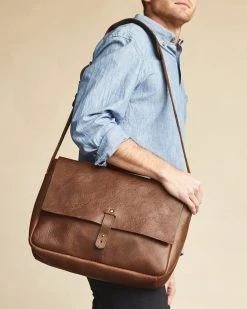Nisolo Loreto Messenger Bag - Chestnut Accessories