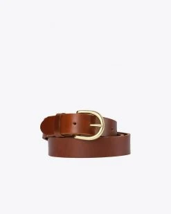 Nisolo Women's Noemi Belt - Brandy