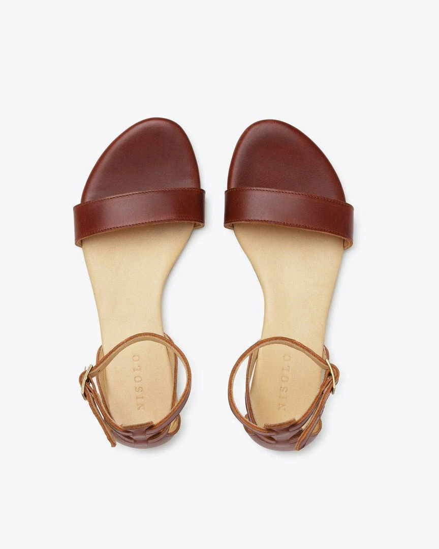 Nisolo Sale Serena Sandal - Brandy 8 Nisolo Sale Serena Sandal - Brandy