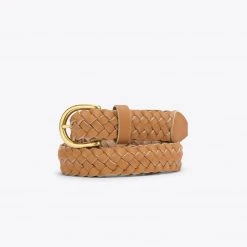 Nisolo Accessories Women's Talia Braided Belt - Almond