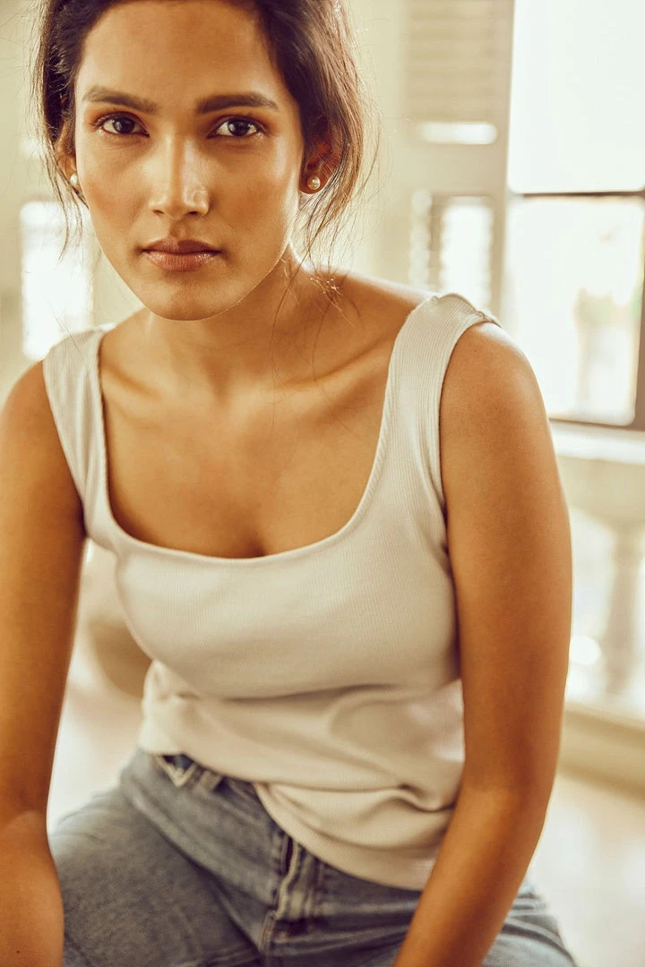 No Nasties Wide-Neck Ribbed Tank Top Clothing 4 No Nasties Wide-Neck Ribbed Tank Top Clothing