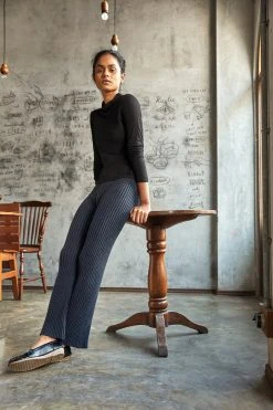 No Nasties Indigo Flared Pants