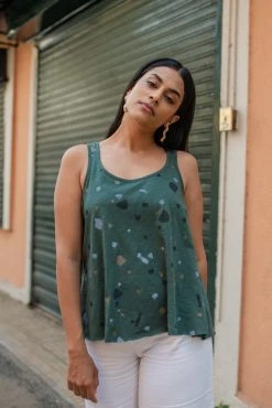 No Nasties Ramona Flared Tank Top Clothing