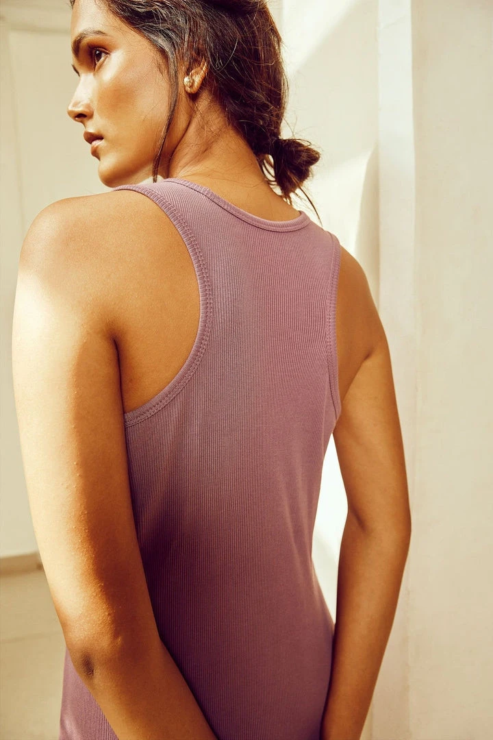 No Nasties Clothing Grape Racerback Midi Dress 7 No Nasties Clothing Grape Racerback Midi Dress