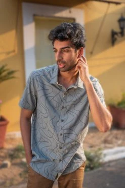 No Nasties Men's Felipe Half Sleeve Shirt