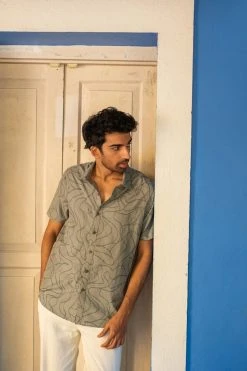 No Nasties Men's Felipe Half Sleeve Shirt