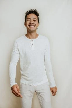 No Nasties Men's Henley Shirt - Manchester