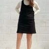 North Of West Caroline Upcycled Jumper Dress - Black