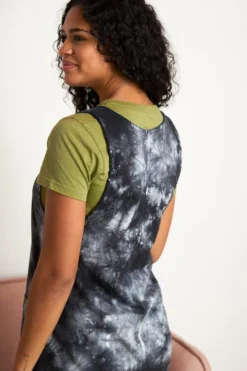 North Of West Caroline Tie Dye Jumper Dress - Black 12 North Of West Caroline Tie Dye Jumper Dress - Black