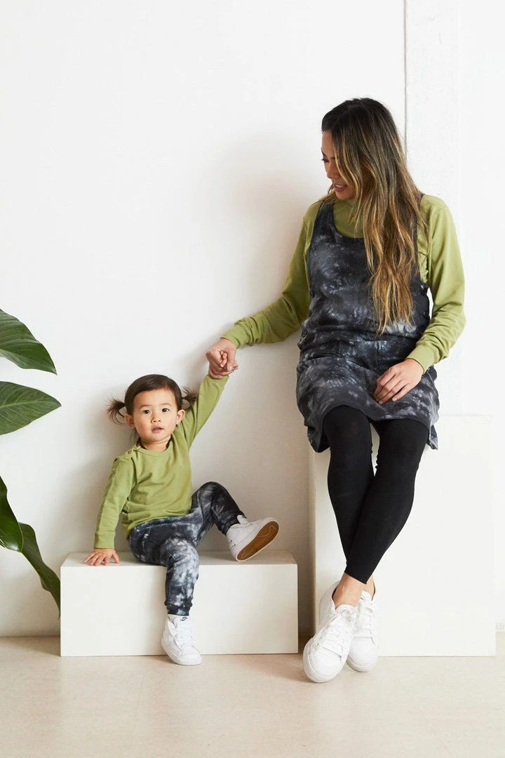 North Of West Caroline Tie Dye Jumper Dress - Black 8 North Of West Caroline Tie Dye Jumper Dress - Black