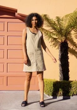 North Of West Caroline Upcycled Jumper Dress - Fog 14 North Of West Caroline Upcycled Jumper Dress - Fog