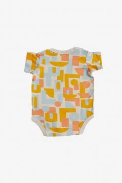 North Of West Baby's Decades Onesie - Fog